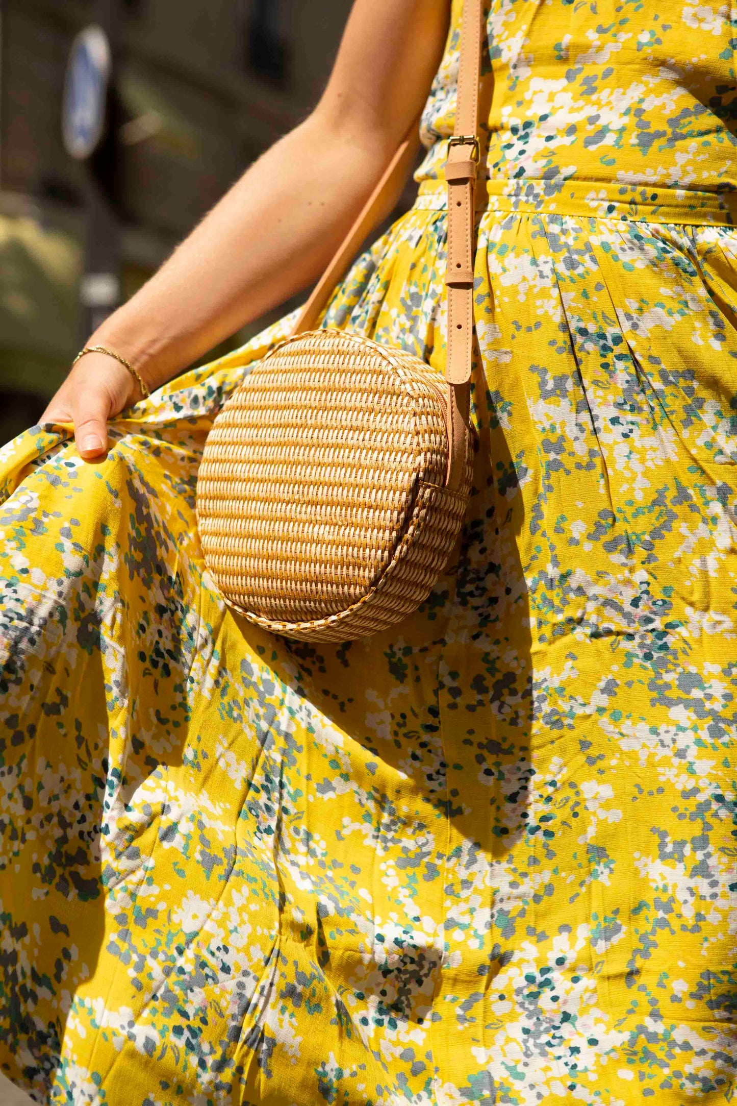 Straw bag