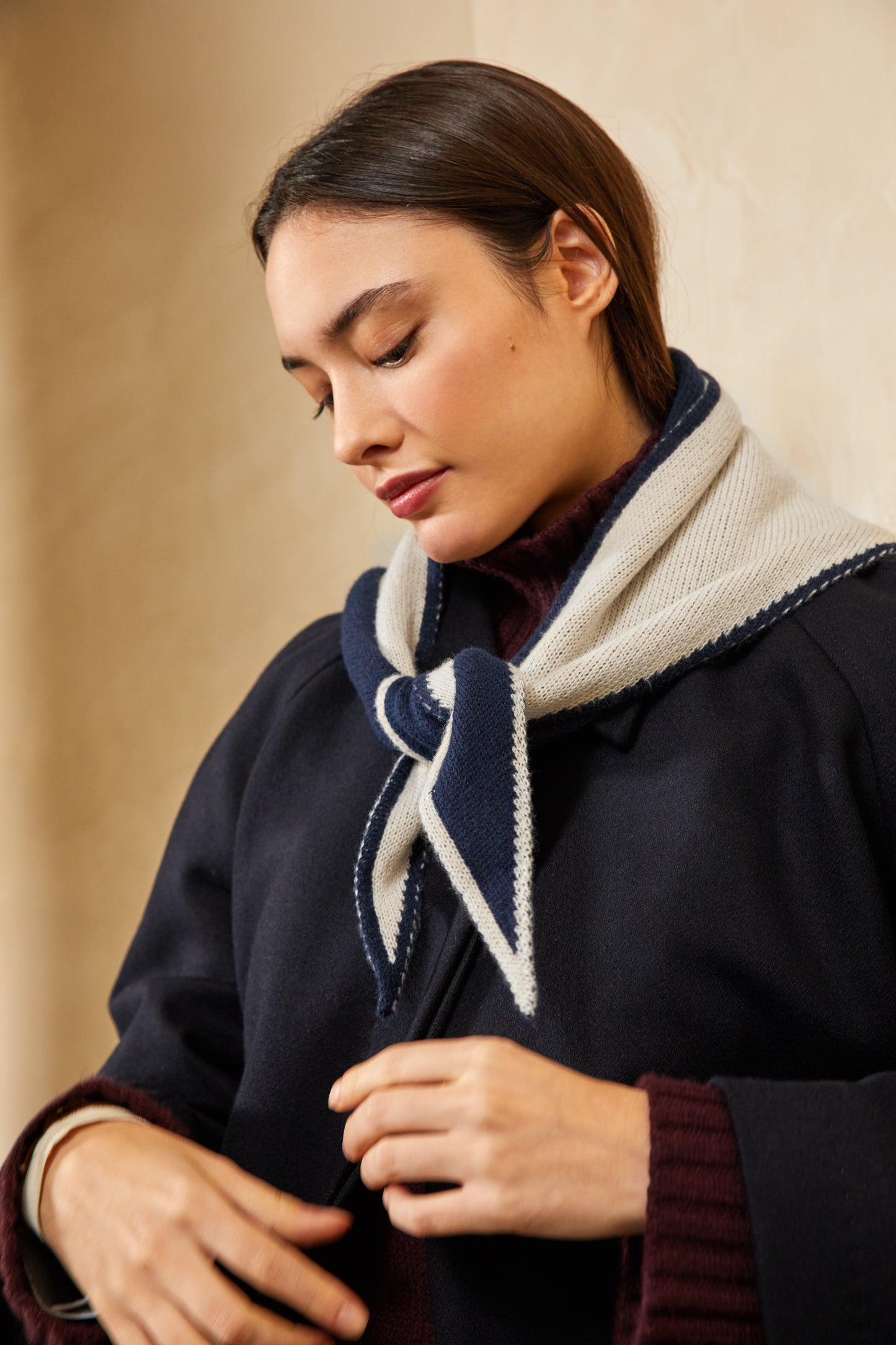 Knitted scarf